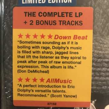 LP Eric Dolphy Quintet: Outward Bound LTD