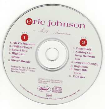 CD Eric Johnson: Ah Via Musicom