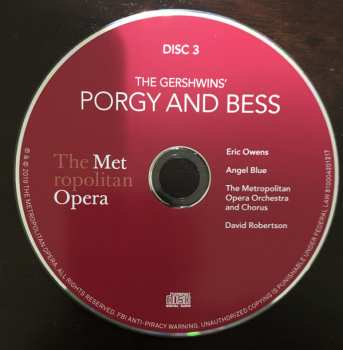 3CD David Robertson: The Gershwin's Porgy And Bess