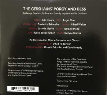 3CD David Robertson: The Gershwin's Porgy And Bess