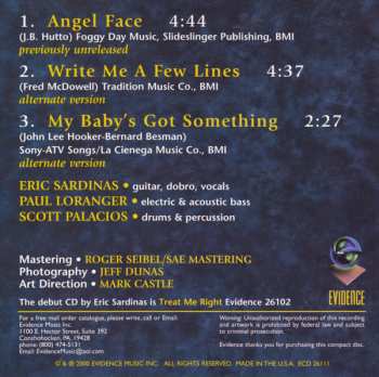 CD Eric Sardinas: Angel Face