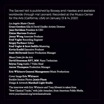 CD Eric Whitacre: The Sacred Veil DIGI