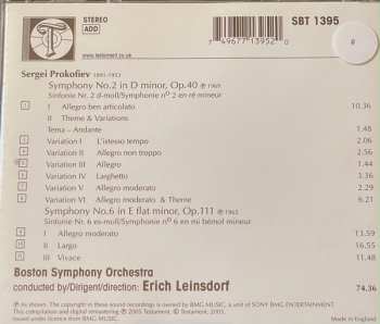 CD Sergei Prokofiev: Symphonies  Nos 2 & 6