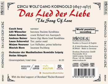 CD Erich Wolfgang Korngold: Das Lied Der Liebe