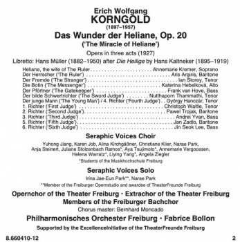 3CD Erich Wolfgang Korngold: Das Wunder Der Heliane