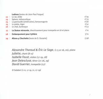 2CD Erik Satie: Avant-Dernières Pensées