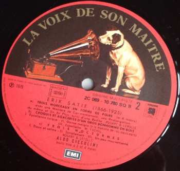 LP Erik Satie: Pieces Pour Piano (Volume 1)