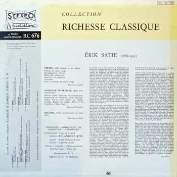LP Erik Satie: Parade / Geneviève De Brabant / Relâche
