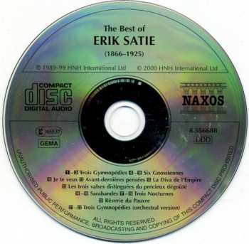 CD Erik Satie: The Best Of Erik Satie