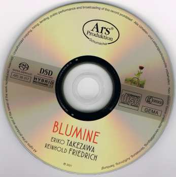 SACD Reinhold Friedrich: Blumine