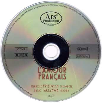 CD Reinhold Friedrich: L'Amour Français