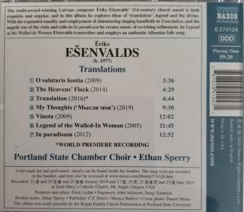 CD Ēriks Ešenvalds: Translations