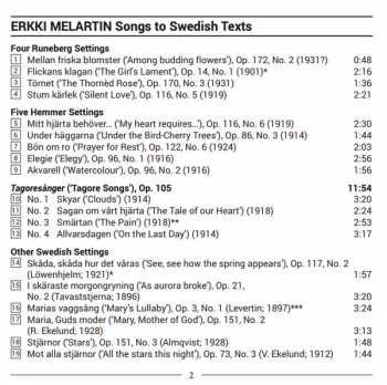 CD Ilmo Ranta: Songs To Swedish Texts