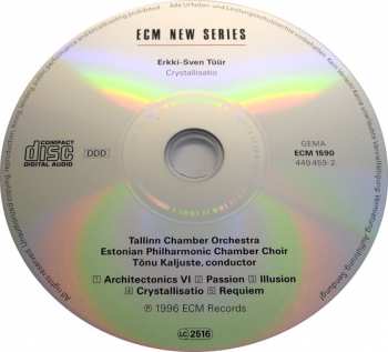 CD Erkki-Sven Tüür: Crystallisatio
