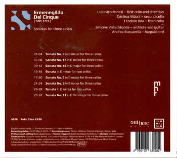 CD Teodoro Baù: Sonatas For Three Cellos