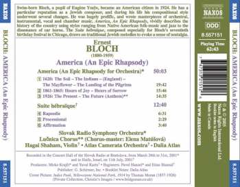 CD Lúčnica Chorus: America (An Epic Rhapsodie) - Suite Hébraïque