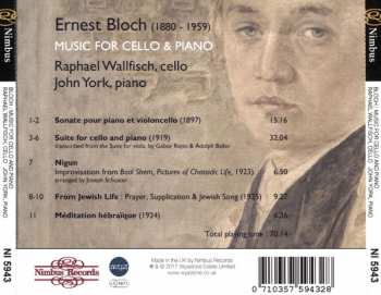 CD Ernest Bloch: Music For Cello And Piano