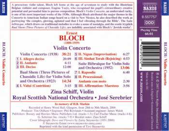 CD Jose Serebrier: Violin Concerto, Baal Shem, Suite Hébraïque