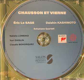 CD Ernest Chausson: Concert, Op.21 / Quintette, Op.42