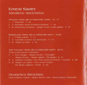 CD Ernest Sauter: Sämtliche Streichtrios