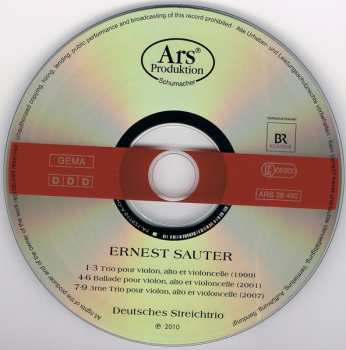 CD Ernest Sauter: Sämtliche Streichtrios