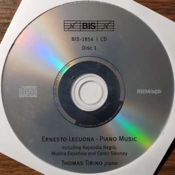 6CD/Doos Ernesto Lecuona: Ernesto Lecuona-The Piano Music-Selected Songs