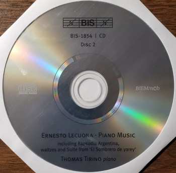 6CD/Doos Ernesto Lecuona: Ernesto Lecuona-The Piano Music-Selected Songs
