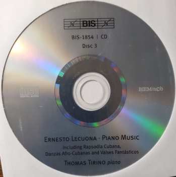 6CD/Doos Ernesto Lecuona: Ernesto Lecuona-The Piano Music-Selected Songs