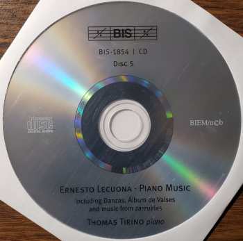 6CD/Doos Ernesto Lecuona: Ernesto Lecuona-The Piano Music-Selected Songs
