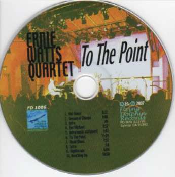 CD Ernie Watts Quartet: To The Point