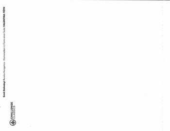 CD Ernst von Dohnányi: Ruralia Hungarica – Humoresken In Form Einer Suite