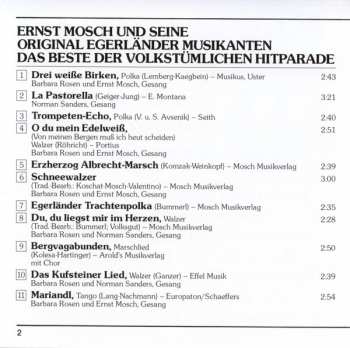 CD Ernst Mosch Und Seine Original Egerländer Musikanten: Das Beste Der Volkstümlichen Hitparade