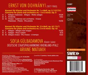 CD Staatsphilharmonie Rheinland-Pfalz: Piano Concerto Nos. 1 & 2