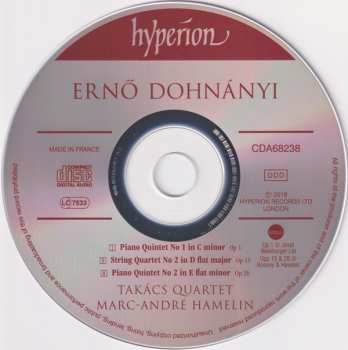 CD Takács Quartet: Piano Quintets / String Quartet No 2