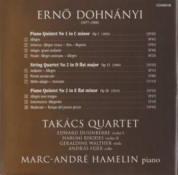 CD Takács Quartet: Piano Quintets / String Quartet No 2