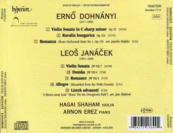 CD Leoš Janáček: Violin Sonatas