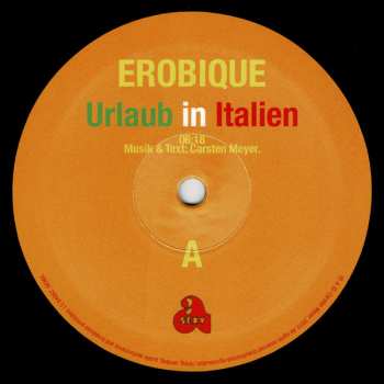 LP Erobique: Urlaub In Italien / Überdosis Freude 