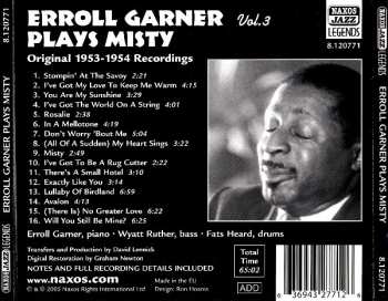 CD Erroll Garner: Plays Misty Original Recordings 1953-1954