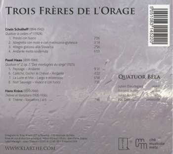 CD Pavel Haas: Trois Frères De L'Orage 