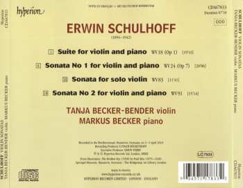 CD Erwin Schulhoff: Violin Sonatas