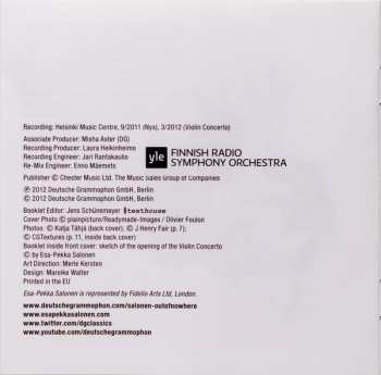CD Esa-Pekka Salonen: Out Of Nowhere: Violin Concerto | Nyx