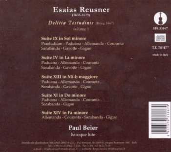 CD Esaias Reusner Jr.: Delitiæ Testudinis Volume 1