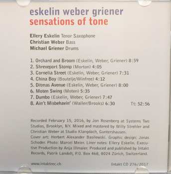 CD Christian Weber: Sensations Of Tone