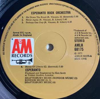 CD Esperanto: Rock Orchestra