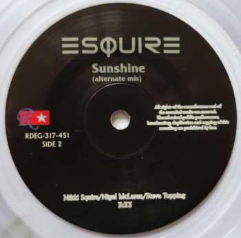 SP Esquire: To The Rescue / Sunshine (Alternate Mix) CLR