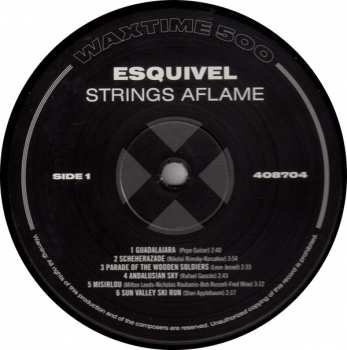 LP Esquivel And His Orchestra: Strings Aflame LTD