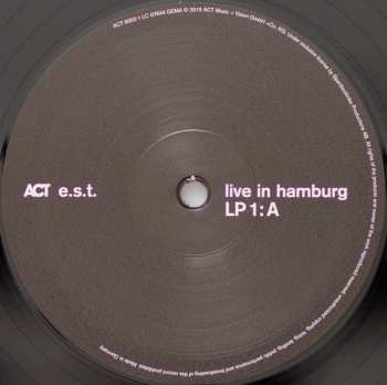4LP/Doos E.S.T.: Live In Hamburg LTD