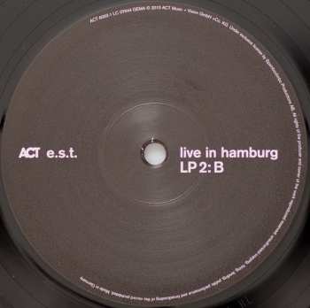 4LP/Doos E.S.T.: Live In Hamburg LTD