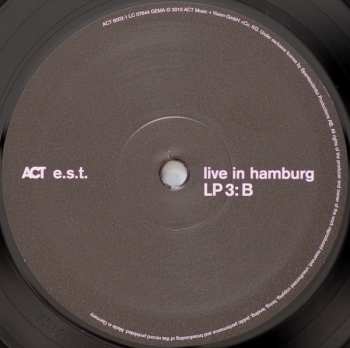 4LP/Doos E.S.T.: Live In Hamburg LTD