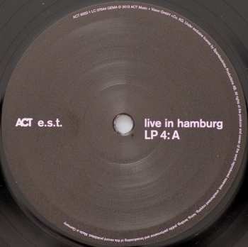 4LP/Doos E.S.T.: Live In Hamburg LTD